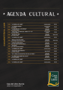 Agenda Cultural Murcia Junio Casa del Libro