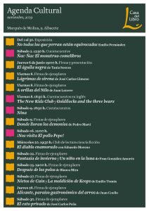 Agenda cultural de noviembre en Casa del Libro Albacete