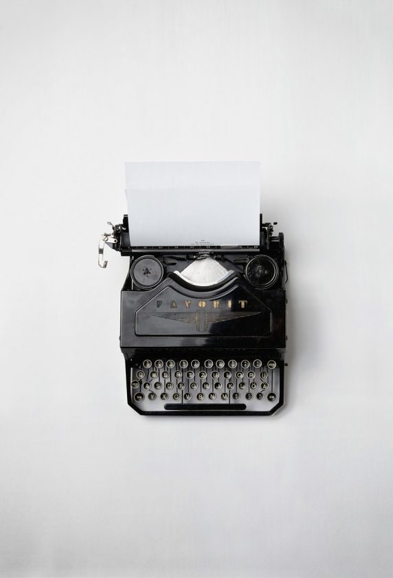 máquina de escribir clásica
