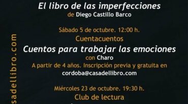 Agenda cultural Casa del Libro Córdoba