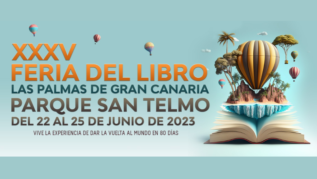 Cartel de la 35 edición de la Feria del Libro de Las Palmas de Gran Canaria