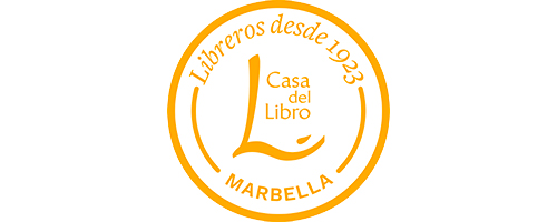 Logo centenario de Casa del Libro Marbella.
