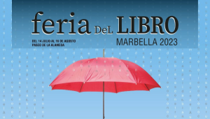 Extracto cartel Feria del Libro de Marbella 2023